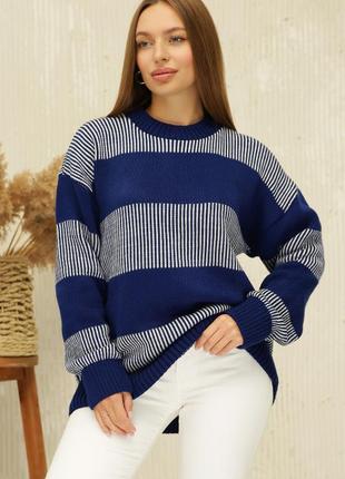 Стильный свитер свободного кроя 46-54 гг в цветах2 фото