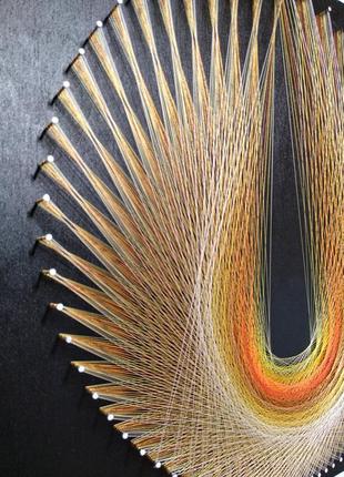 Картина – манадала в технике string – art. 3-д картина. ручная работа. 50/50см.
