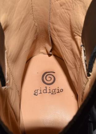 Ботинки ботильоны gidigio женские кожаные. италия. оригинал. 40 р./ 26.5 см.5 фото