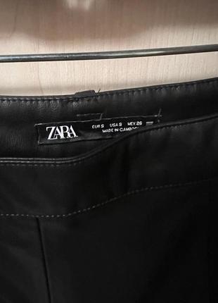 Юбка из искусственной кожи zara4 фото