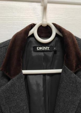 Пальто женское dkny шерсть2 фото