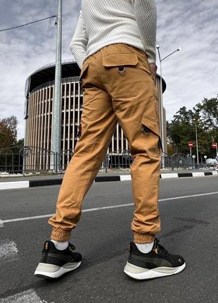 Якісні чоловічі джогери спортивні штани з бічними кишенями преміум4 фото