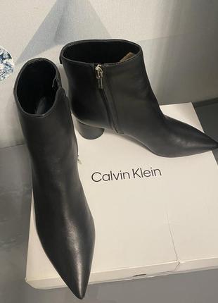 Кожаные получебитки calvin klein1 фото