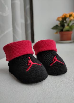 Носки jordan детские носочки топеки пинетки для младенцев jordan1 фото