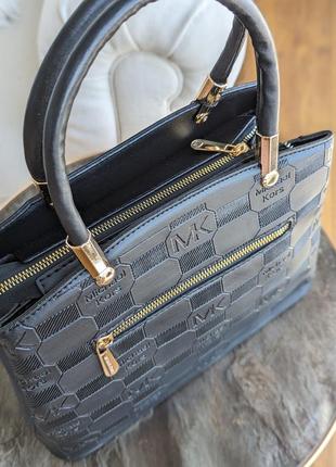 Сумка майкл корс чорна michael kors середня3 фото