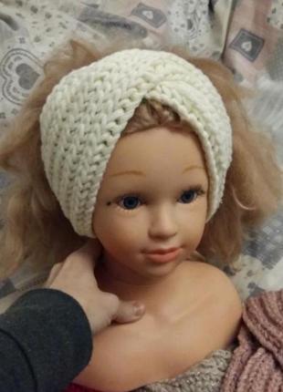 В'язана-чалма пов'язка на голову