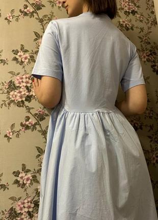 Котонове плаття cos/асиметричне плаття cos/котонова сукня/асиметричне котонове плаття