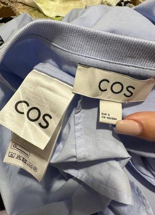 Котонове плаття cos/асиметричне плаття cos/котонова сукня/асиметричне котонове плаття