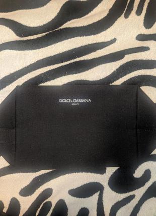 Косметичка или кейс для косметики dolce & gabbana beauty black makeup bag with zipper color silver new1 фото