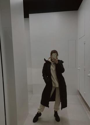 Женский пуховик-куртка-пальто