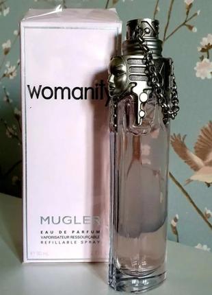 Womanity mugler 5 ml eau de parfum, парфюмированная вода, отливант1 фото