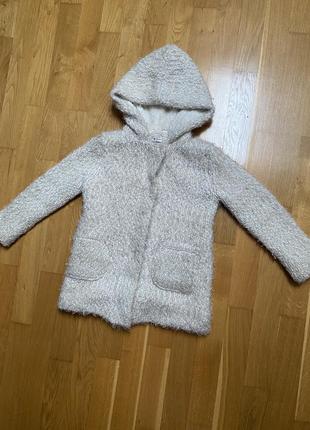 Шубка куртка zara на девочку 7-8 лет/128 см