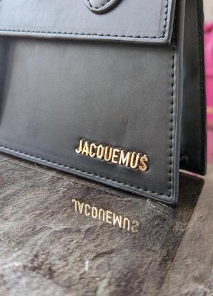 Сумка жіноча jacquemus міні клатч чорний жакмюс люкс2 фото