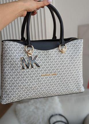 Сумка майкл корс велика біла michael kors люкс