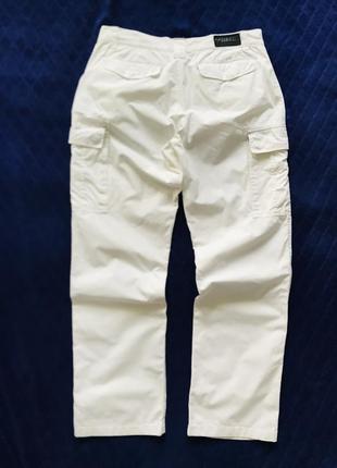 Карго, брюки широкие wards, белые, тактические l-xl3 фото