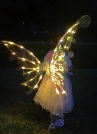 Детские светодиодные крылья (летают + музыка)