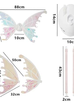 Дитячі світлодіодні крила (літають і музика)4 фото