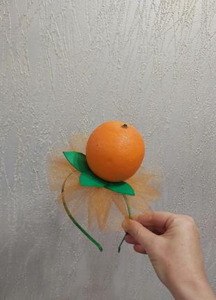 Обруч ободок апельсина, мандартна, мандаринки, апелтсинка