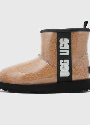 Ugg classic mini clear beige7 фото