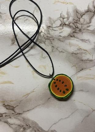 Кулон арбуз