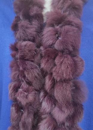 Шарф из натурального меха4 фото