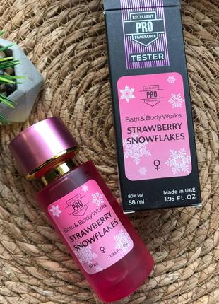 Парфум strawberry snowflakes bath & body works