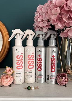 Акция! термозащита для волос schwarzkopf professional osis+ flatliner heat protection spray