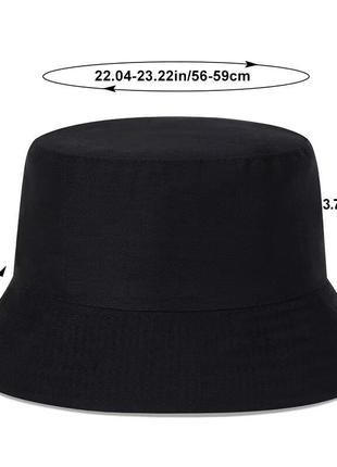 Панама панамка панамочка шляпа шапка чорна еко шкіра шкіряна стильна модна нова4 фото
