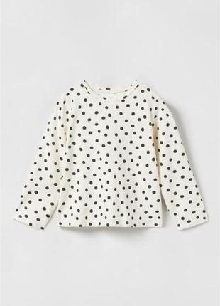 Трикотажна кофточка з довгим рукавом zara, оригінал, лонгслів, реглан