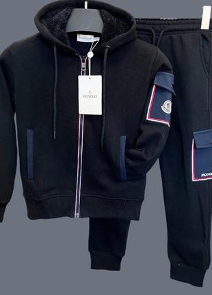 Детская куртка moncler зима размер 3-4 года4 фото