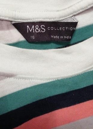 Модний лонгслив marks & spencer, 100% бавовна, розмір 16/44 або xxl, колекція 2022 року7 фото