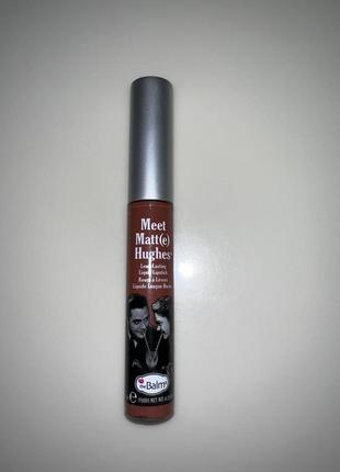 Губна матова стійка помада thebalm meet matt(e) hughes long lasting liquid lipstick 7,4ml