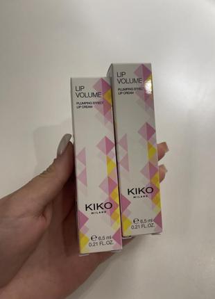 Бальзам для губ lip volume з ефектом збільшення об'єму kiko milano,3 фото