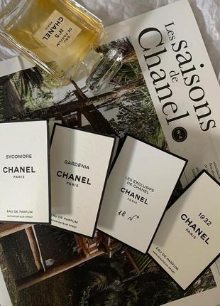 Chanel  миниатюры духов  семпли пробники косметика7 фото