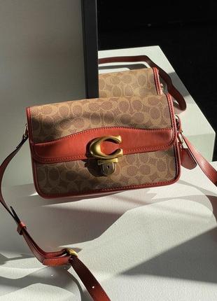 Шикарная женская сумка топ качества премиум кожа красивая бренда.    coach9 фото