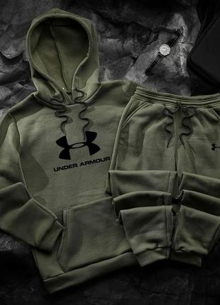 Теплый костюмчик under armour трайный костюм under armour/Prom> худи+брюки андер армор