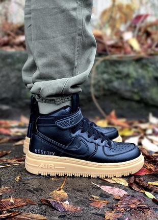 Кроссовки nike air force 1 gore-tex black