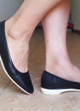 Балетки 42-43 р шкіра