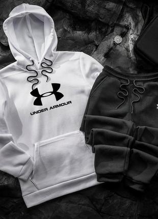 Теплий костюмчик under armour // костюм under armour // комплект худі + штани андер армор8 фото