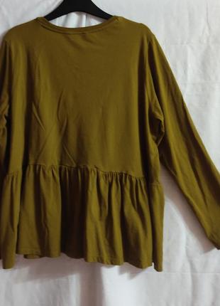 Блуза коттоновая с оборкой george раз. 50-522 фото