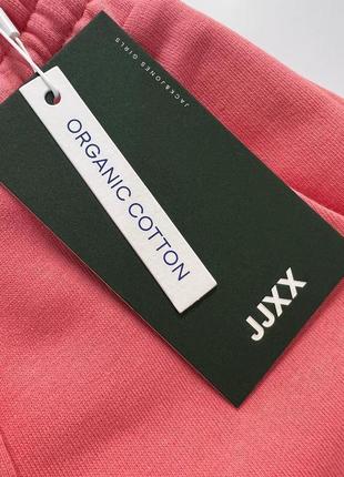 Натуральные прямые спортивные штаны джоггеры из органического коттона с нашивкой jjxx3 фото