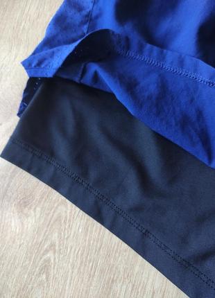 Женские спортивные двойные шорты с тайтсами nike . pазмер- м.5 фото