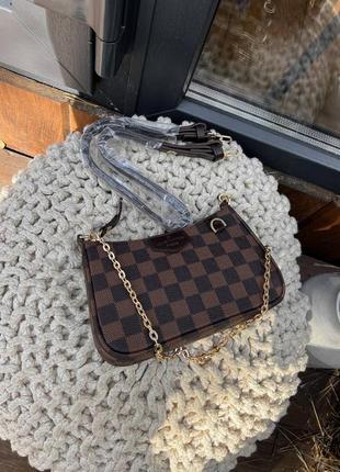 Женская сумка louis vuitton easy pouch on strap