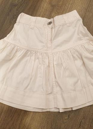 Юбка бледно-розовая