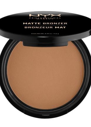 Матовая бронзирующая пудра nyx professional makeup matte bronzer