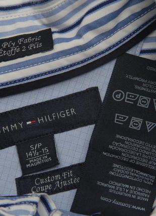 Tommy hilfiger рр 15 m (s бирка) 2-ply рубашка из хлопка5 фото