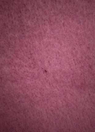 Шарф шерстяной розовый широкий6 фото