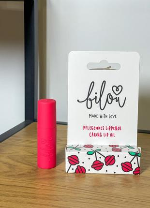 Олія для губ вишневый аромат bilou cherry pops