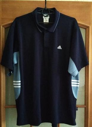 Мужская футболка поло adidas vintage (l-xl) оригинал