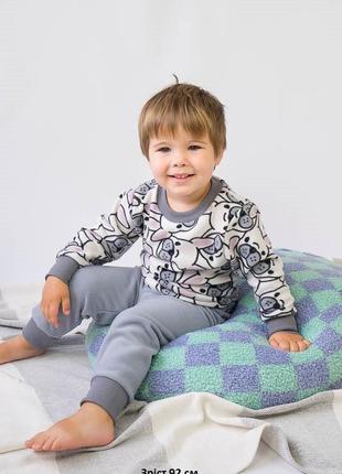 Флісові піжамки для дітей на зріст від: 80 до 122см2 фото